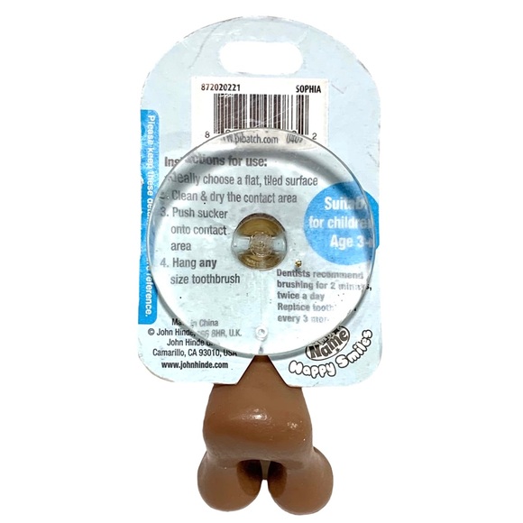 Happy Smiles Personalized Kids Toothbrush Holder Sophia Monkey - Picture 2 of 4